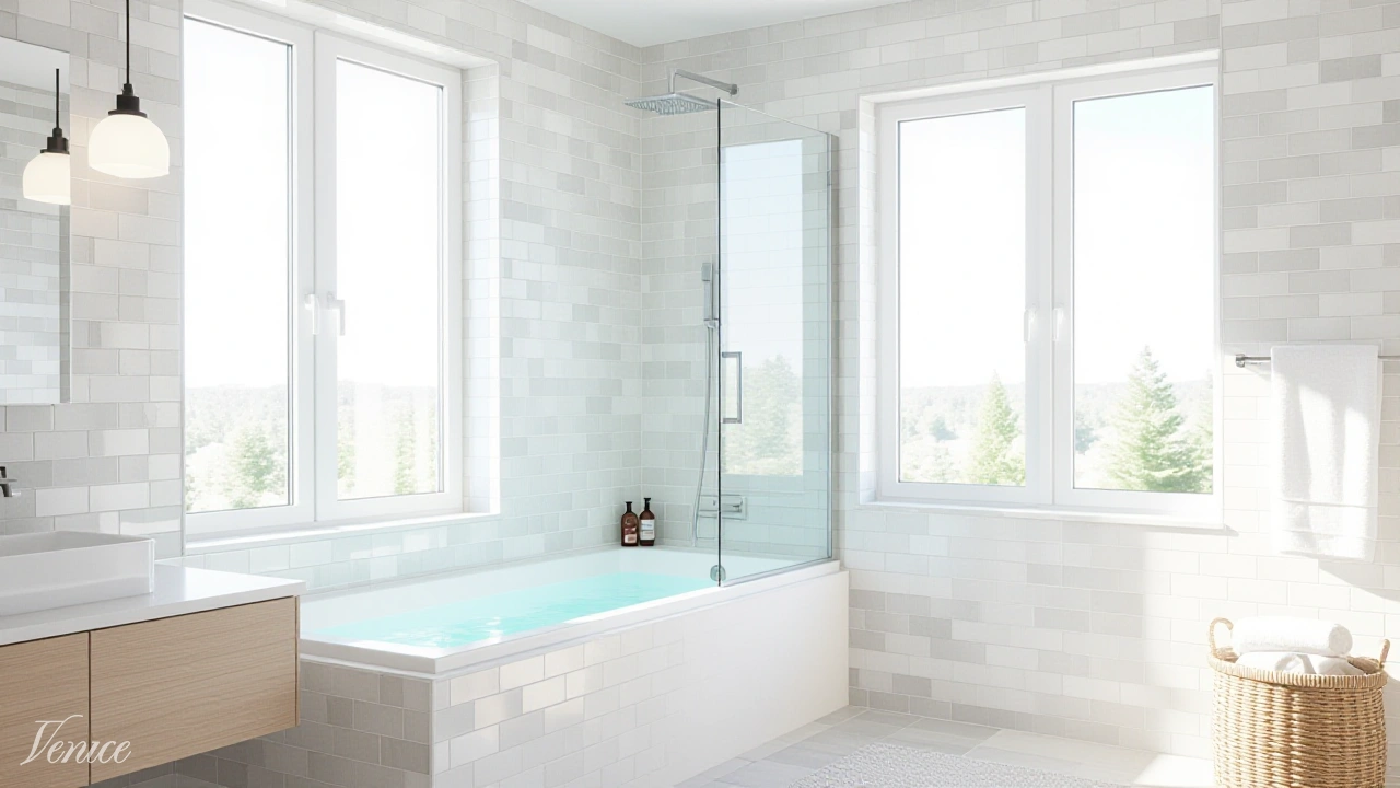 Semi-Frameless Shower Doors by Nashville’s Shower Doors in Nashville, Middle Tennessee